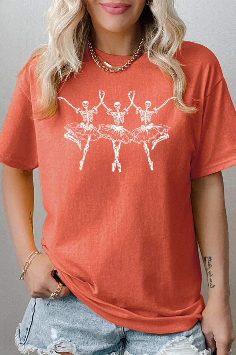 5000P-E3156 Halloween Ballerina Graphic Plus Heavy Cotton Tee $12.75