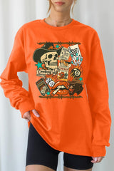 UL240P-E3096 Vintage Western Collage Plus Long Sleeve Tee $17