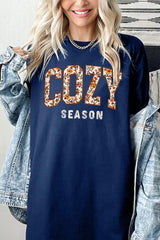 5000-E3082 Cozy Season Graphic Heavy Cotton Tee $9