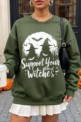 UL180-E3161 Local Witches Halloween Graphic Sweatshirt $20