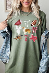 5000P-E3079 Texas Football Graphic Plus Heavy Cotton Tee $12.75