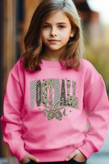 UL180B-E3132Z Camo Football Kids Graphic Sweatshirt $20