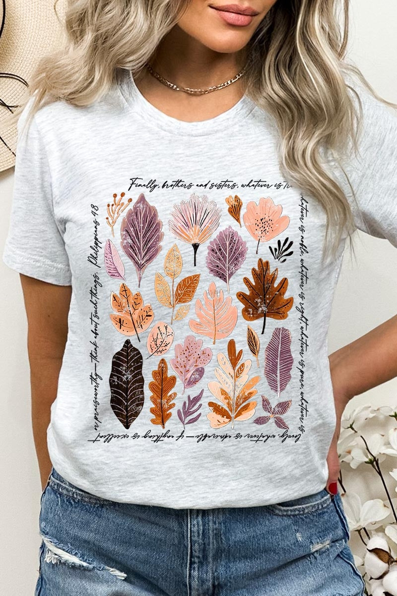 US3001-E3147 Christian Fall Graphic Tee $12.5