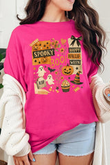 5000P-E3084 Halloween collage Graphic Plus Heavy Cotton Tee $12.75