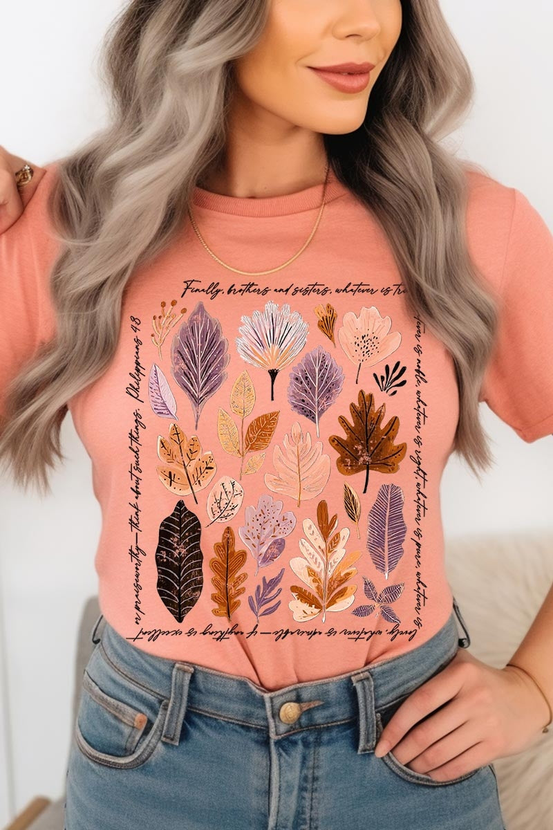 US3001-E3147 Christian Fall Graphic Tee $12.5