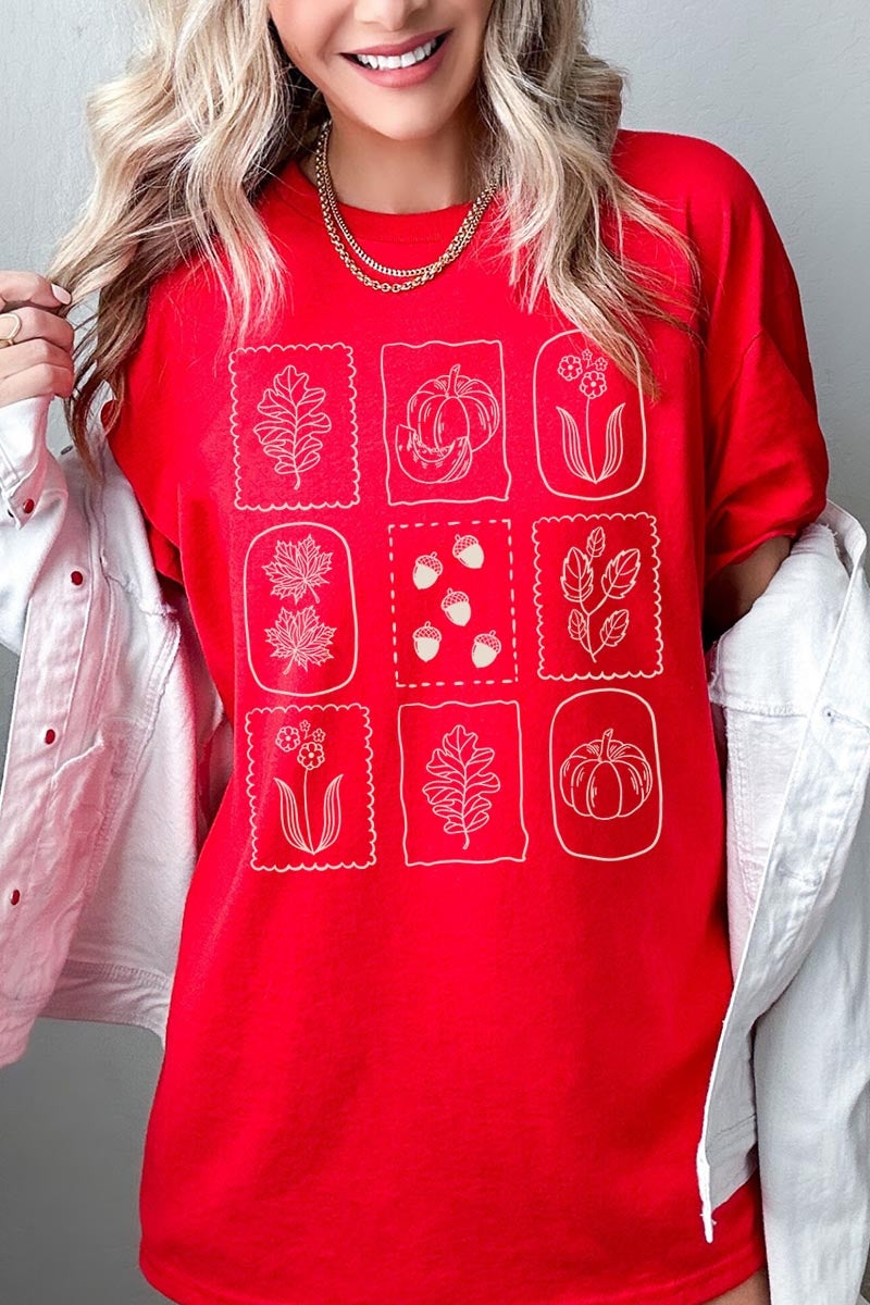 5000P-E3101 Autumn Graphic Plus Heavy Cotton Tee $12.75