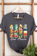 US3001-E3061NM New Mexico State Brushstroke Graphic Tee $12.5
