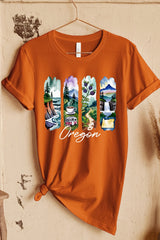 US3001P-E3061OR Oregon State Brushstroke Graphic Plus Tee $16
