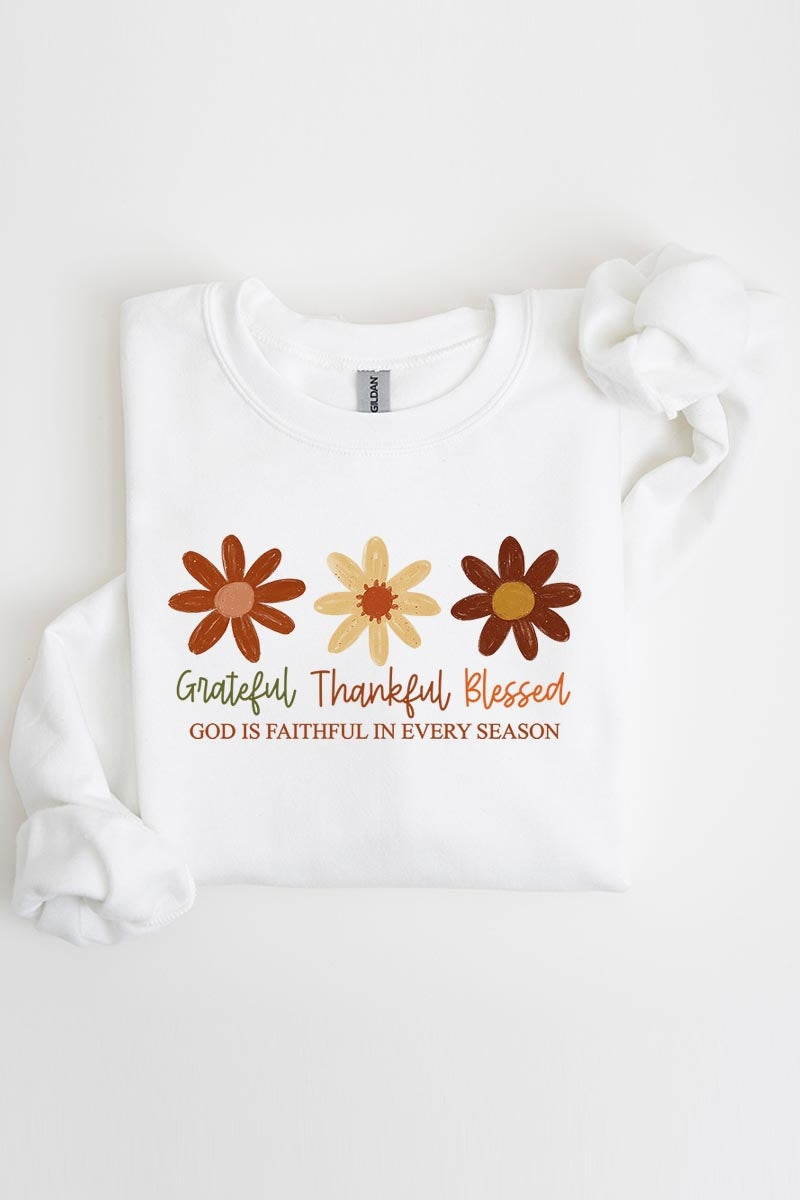 UL180-E3165 Boho Fall Christian Graphic Sweatshirt $20
