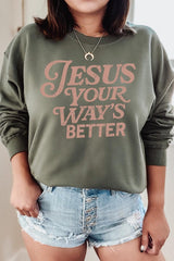 UL180P-E3114 Christian Graphic Plus Sweatshirt $25