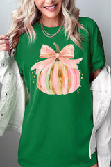 5000-E3083 Brushstroke Pumpkin Graphic Heavy Cotton Tee $9