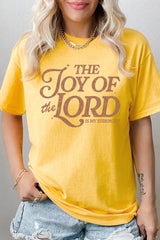5000P-E3179 Joy of the Lord Graphic Plus Heavy Cotton Tee $12.75