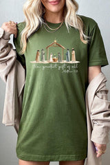 US3001-E3183 Nativity Gift Graphic Tee $12.5