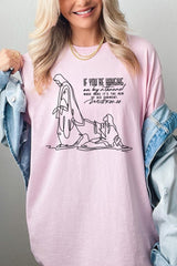 5000P-E3075 If Youu2019re Hanging On Graphic Plus Heavy Cotton Tee $12.75
