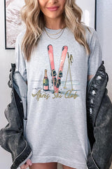 US3001P-E3187 Apres Ski Club Graphic Plus Tee $16