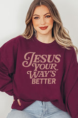 UL180P-E3114 Christian Graphic Plus Sweatshirt $25