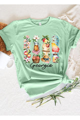 US3001-E3061GA Georgia State Brushstroke Graphic Tee $12.5