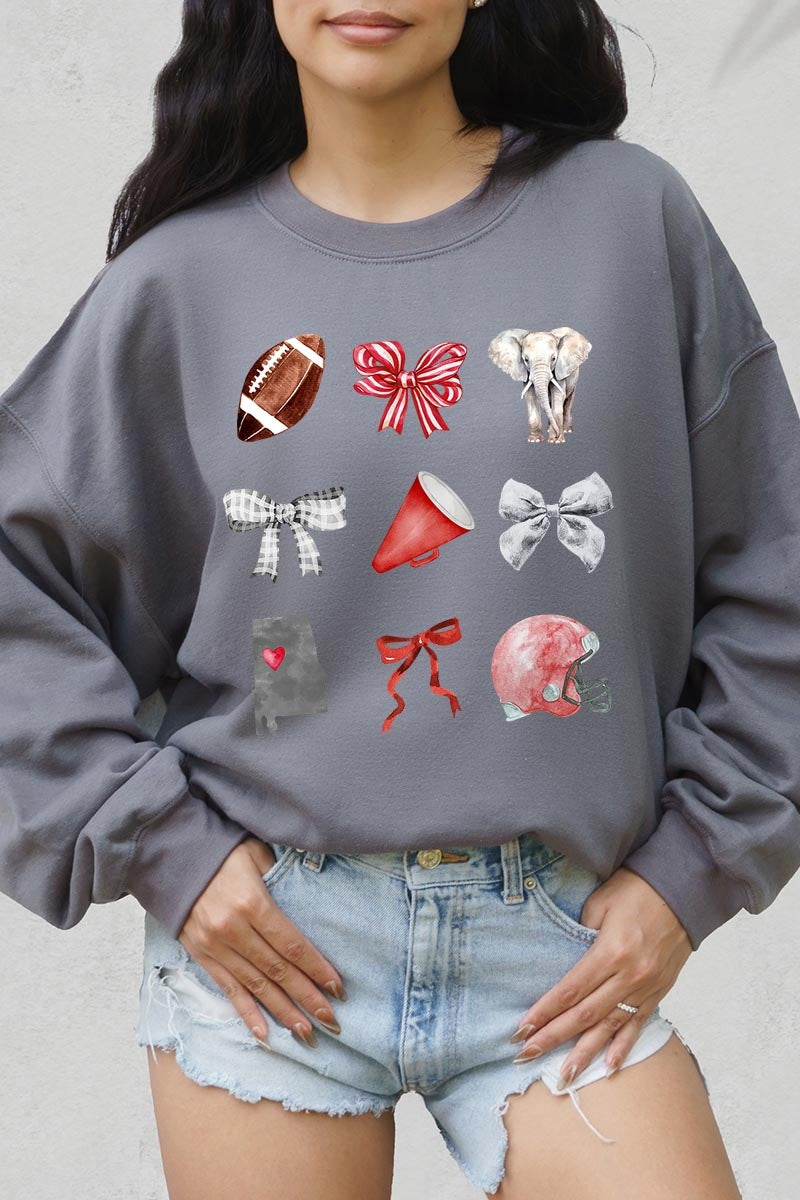 UL180-E3076 Alabama Football Graphic Sweatshirt $20