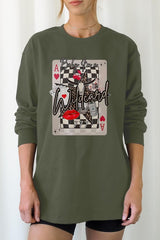 UL240P-E3099 Retro Wildcard Graphic Plus Long Sleeve Tee $17