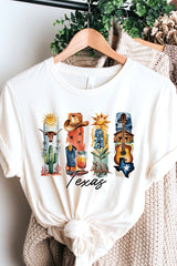 US3001P-E3061TX Texas State Brushstroke Graphic Plus Tee $16