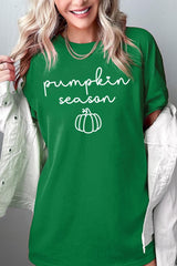 5000P-E3152 Pumpkin Season Graphic Plus Heavy Cotton Tee $12.75