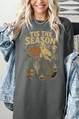 5000-E3125 Tis The Season Halloween Graphic Heavy Cotton Tee $9