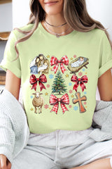 US3001-E3219 Nativity Scene Christmas Graphic Tee $12.5