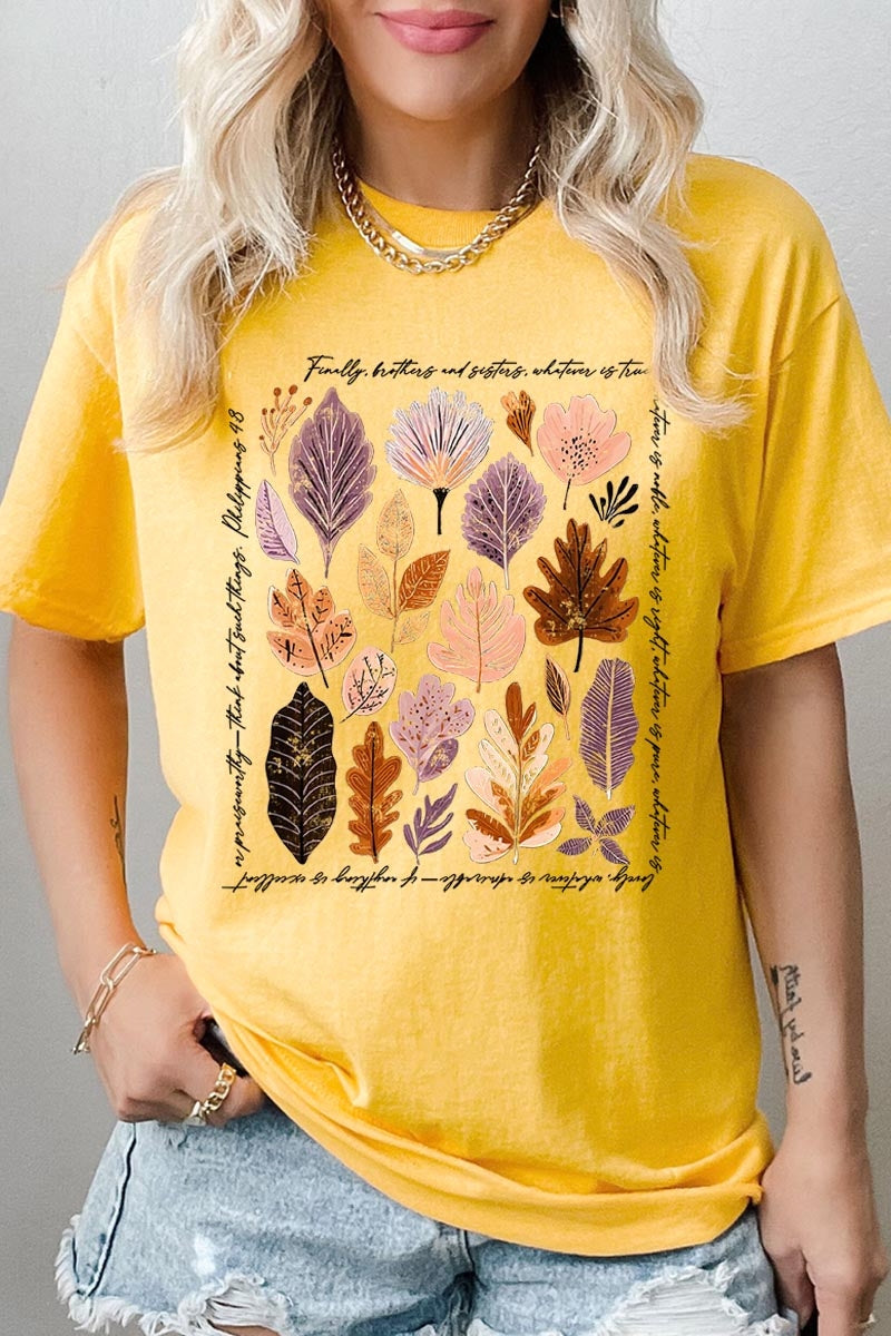 5000-E3147 Christian Fall Graphic Heavy Cotton Tee $9