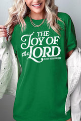 5000P-E3179 Joy of the Lord Graphic Plus Heavy Cotton Tee $12.75