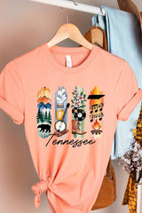 US3001P-E3061TN Tennessee State Brushstroke Graphic Plus Tee $16