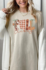 5000P-E3071 Fall Vibes Rustic Graphic Plus Heavy Cotton Tee $12.75