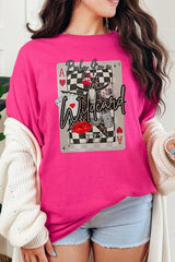 5000P-E3099 Retro Wildcard Graphic Plus Heavy Cotton Tee $12.75