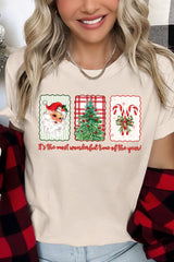 US3001-E3201 Most Wonderful Time Graphic Tee $12.5