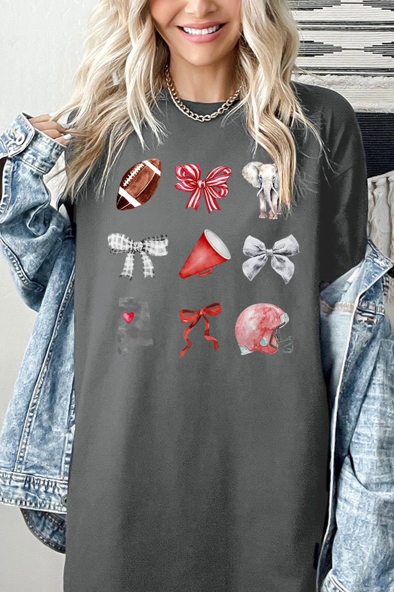 5000P-E3076 Alabama Football Graphic Plus Heavy Cotton Tee $12.75