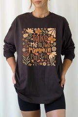 UL240P-E3136 Take Me To The Pumpkin Patch Plus Long Sleeve Tee $17