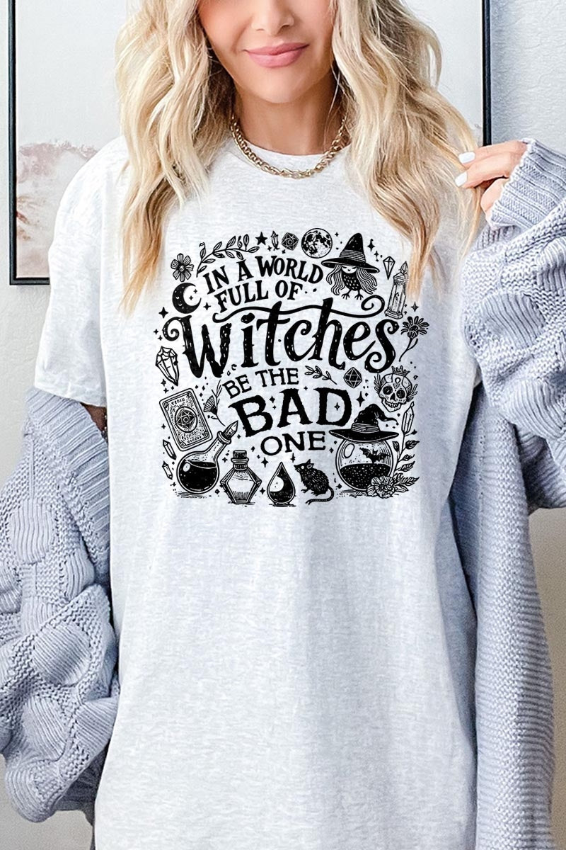 5000-E3139 In a World of Witches Graphic Heavy Cotton Tee $9