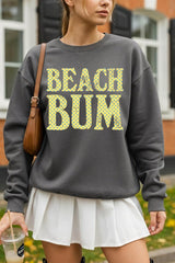 UL180-E3465 Beach Bum Dot Graphic Sweatshirt $20