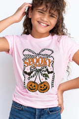 US3001Y-E3085Z Pumpkin Cherries Kids Graphic Tee $11