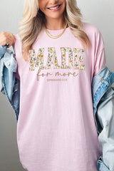 5000-E3068 Made for More Faith Graphic Heavy Cotton Tee $9