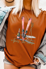 US3001-E3187 Apres Ski Club Graphic Tee $12.5
