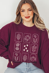 UL180P-E3101 Autumn Graphic Plus Sweatshirt $25