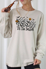 UL240-E3124 Retro Ghosts Graphic Long Sleeve Tee $13.75
