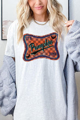 5000P-E3144 Itu2019s pumpkin time Graphic Plus Heavy Cotton Tee $12.75