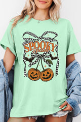 5000P-E3085 Pumpkin Cherries Graphic Plus Heavy Cotton Tee $12.75