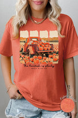 5000P-E3172 Harvest Is Plenty Graphic Plus Heavy Cotton Tee $12.75