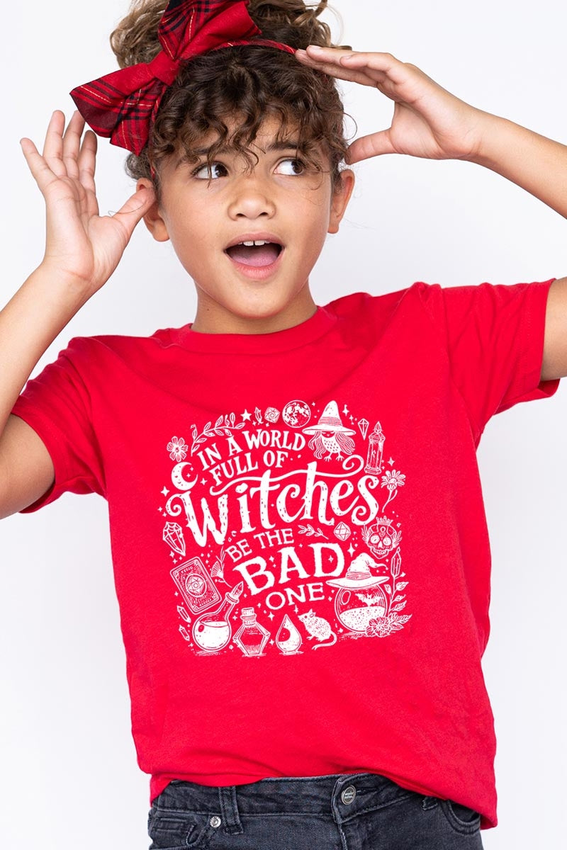 US3001Y-E3139Z In a World of Witches Kids Graphic Tee $11