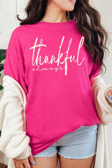 5000P-E3170 Thankful Graphic Plus Heavy Cotton Tee $12.75