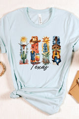 US3001P-E3061TX Texas State Brushstroke Graphic Plus Tee $16
