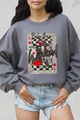 UL180-E3099 Retro Wildcard Graphic Sweatshirt $20