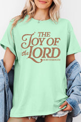5000-E3179 Joy of the Lord Graphic Heavy Cotton Tee $9